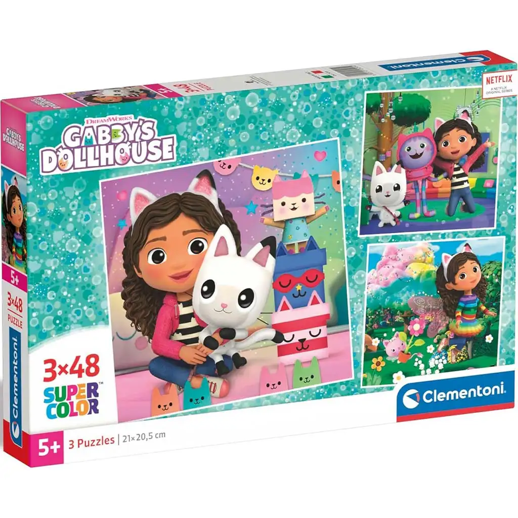 Gabi babaháza 3x48db-os Supercolor puzzle - Clementoni kép 1