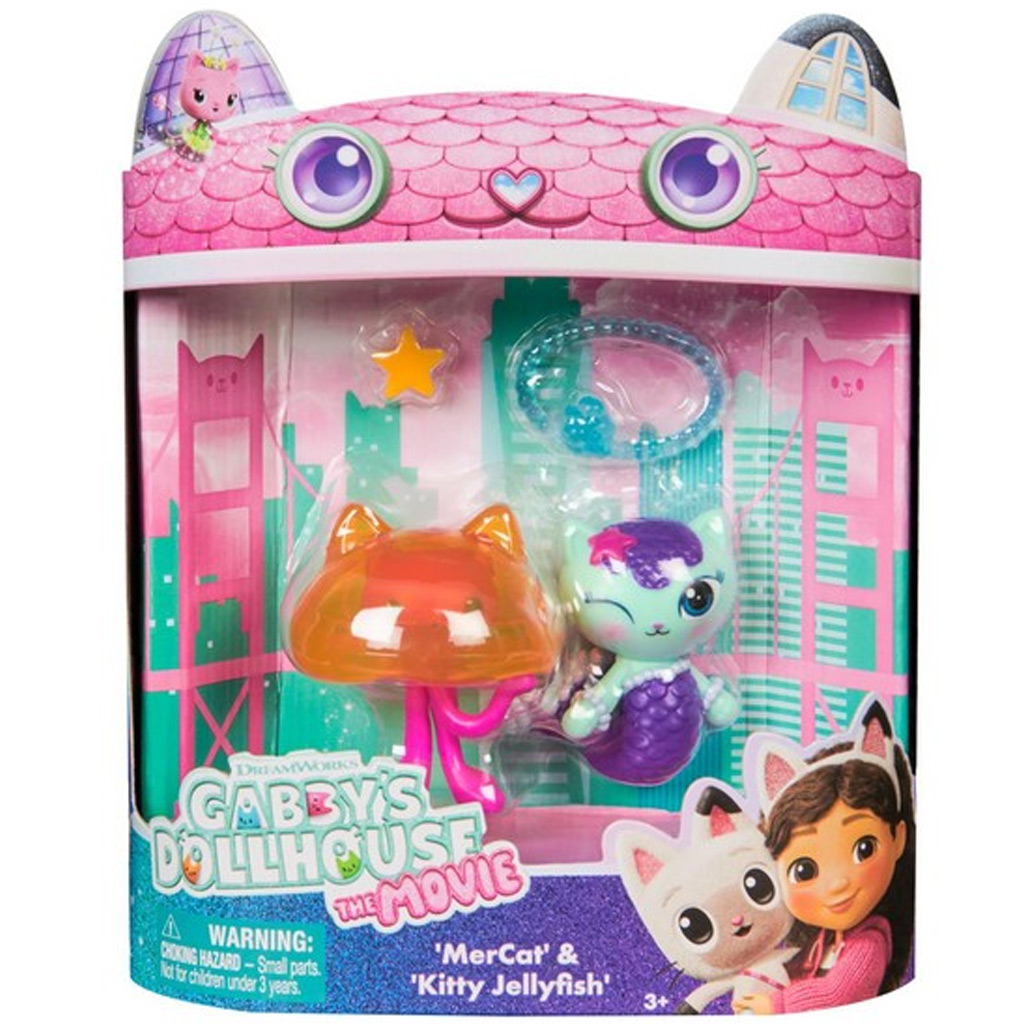 Gabi babaháza mozi - Mercat És Kitty Jellyfish 2-es figura csomag - Spin Master kép 1