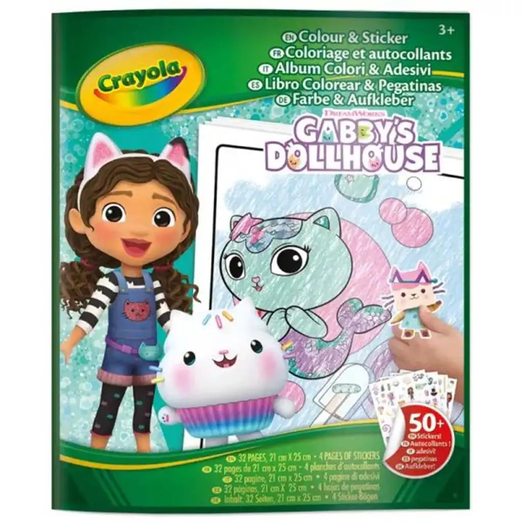Crayola: Színező és matricázó füzet - Gabi babaháza kép 1