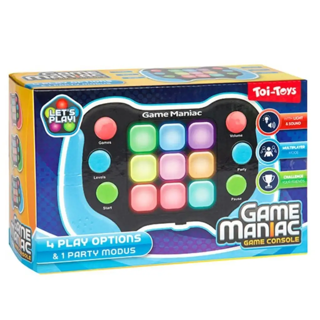 Game Maniac: 4 az 1-ben elektronikus játékkonzol kép 1