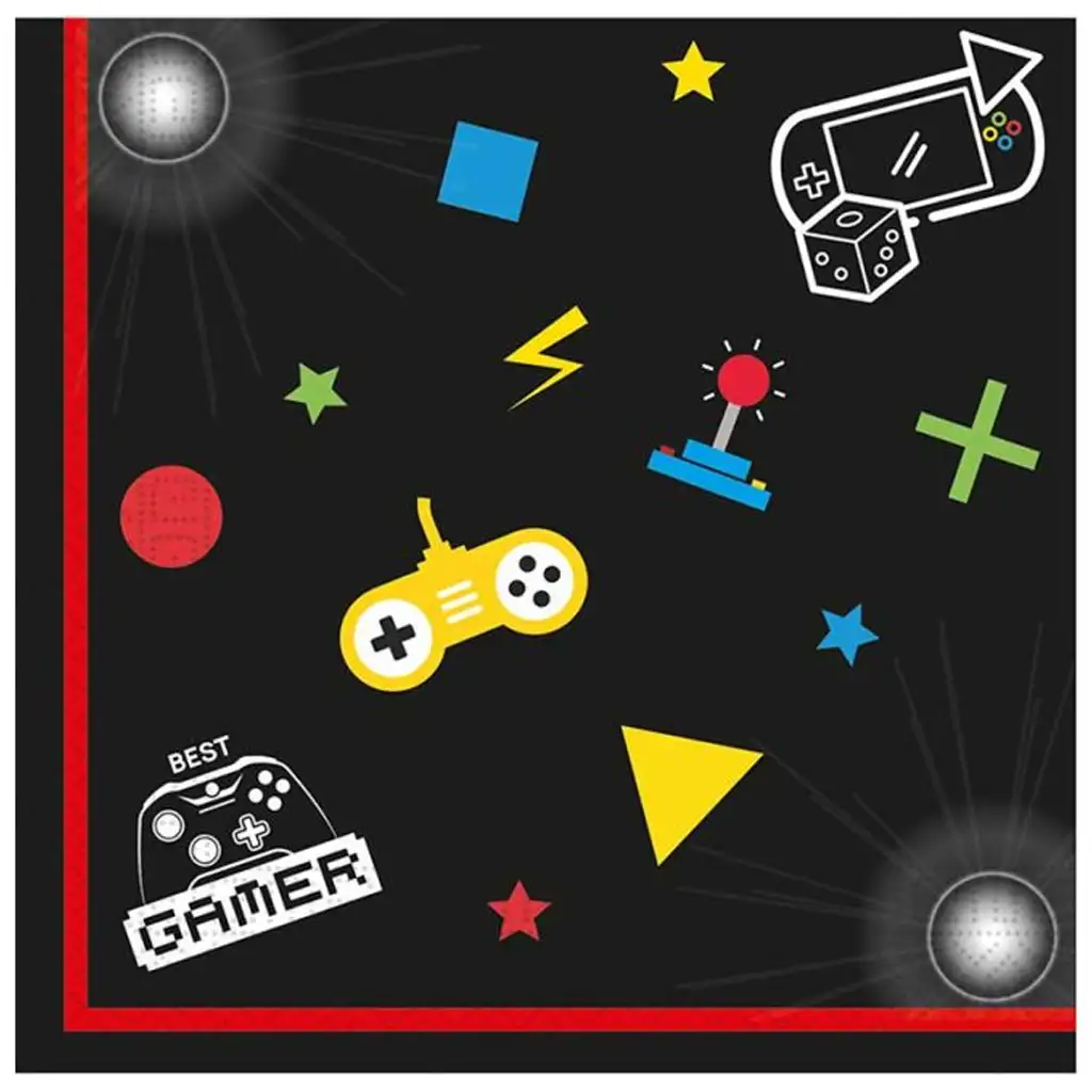 Gamer mintás papírszalvéta 20db-os csomag kép 1