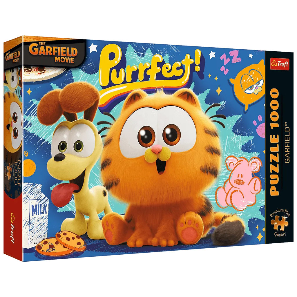 Garfield és Odie kalandjai 1000db-os Prémium plus quality puzzle - Trefl kép 1