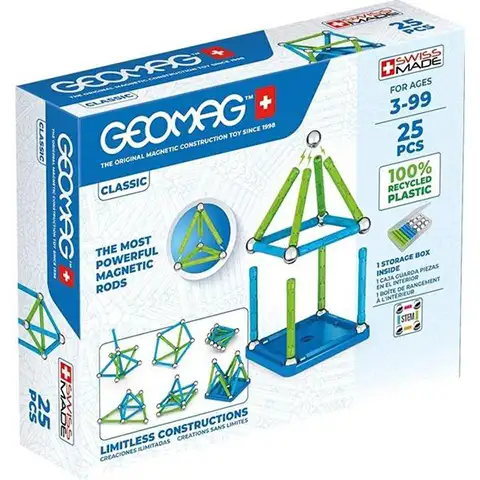 Geomag Green Line Classic mágneses építőjáték 25db-os kép 1