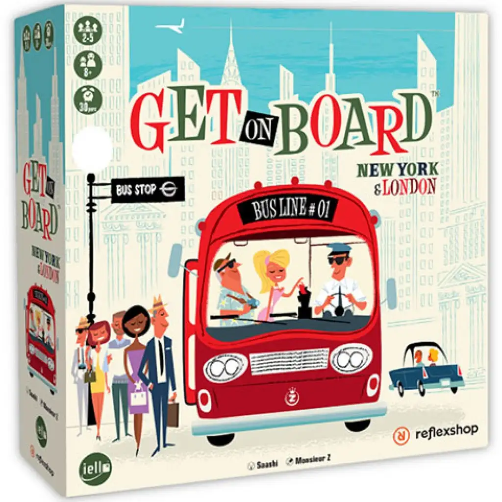 GET ON BOARD New York és Londn társasjáték kép 1
