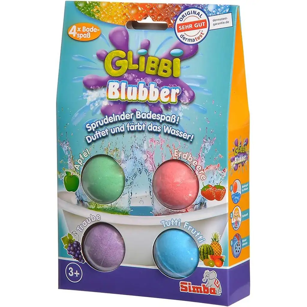 Glibbi Bluber 4db-os fürdőbomba - Simba Toys kép 1