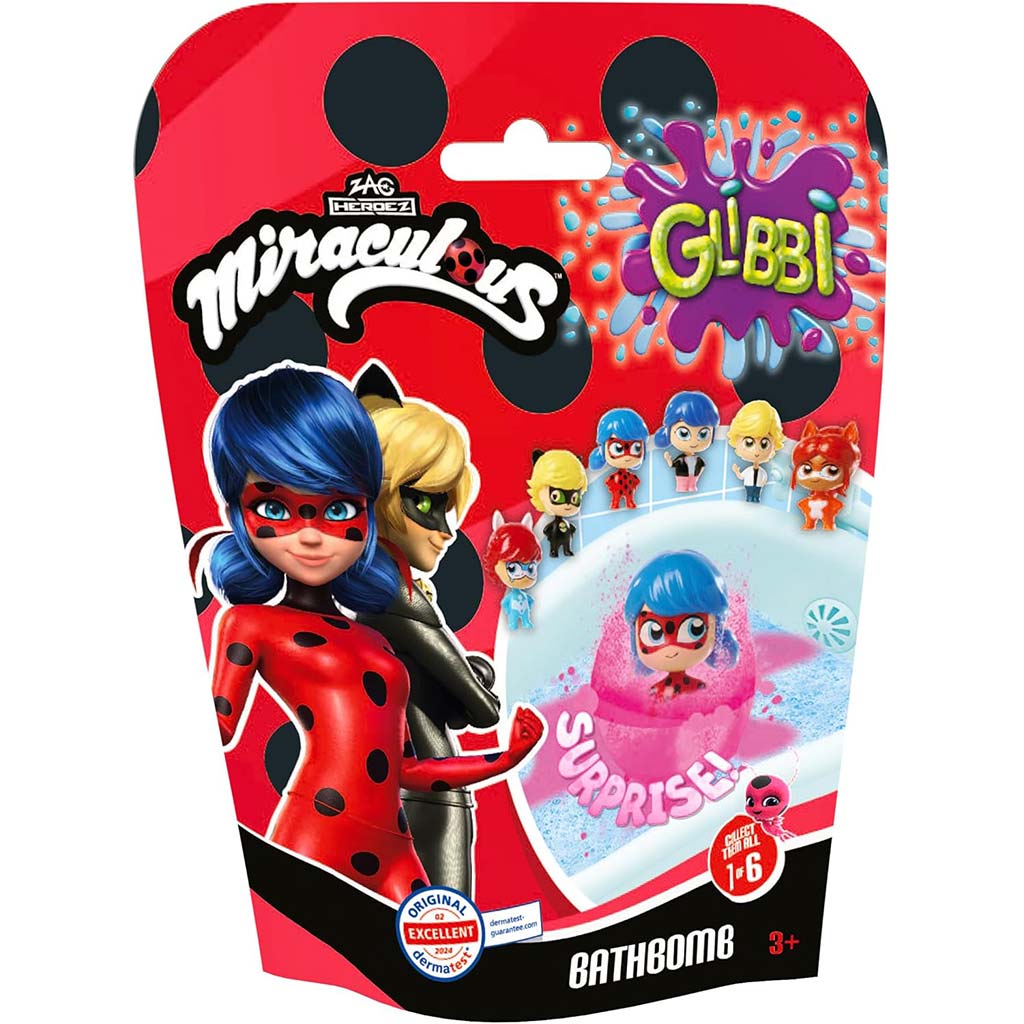 Glibbi Miraculous meglepetés fürdőbomba - Simba Toys kép 1
