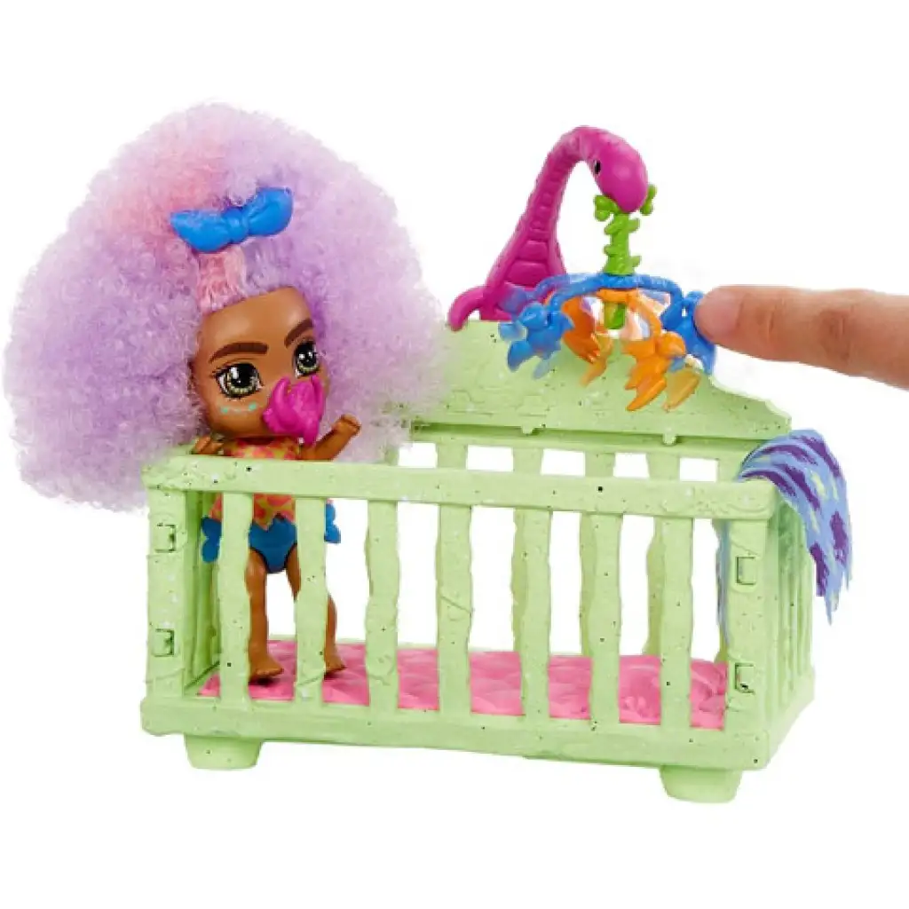 Cave Club: Bébiszitter játékszett kiegészítőkkel - Mattel kép 4