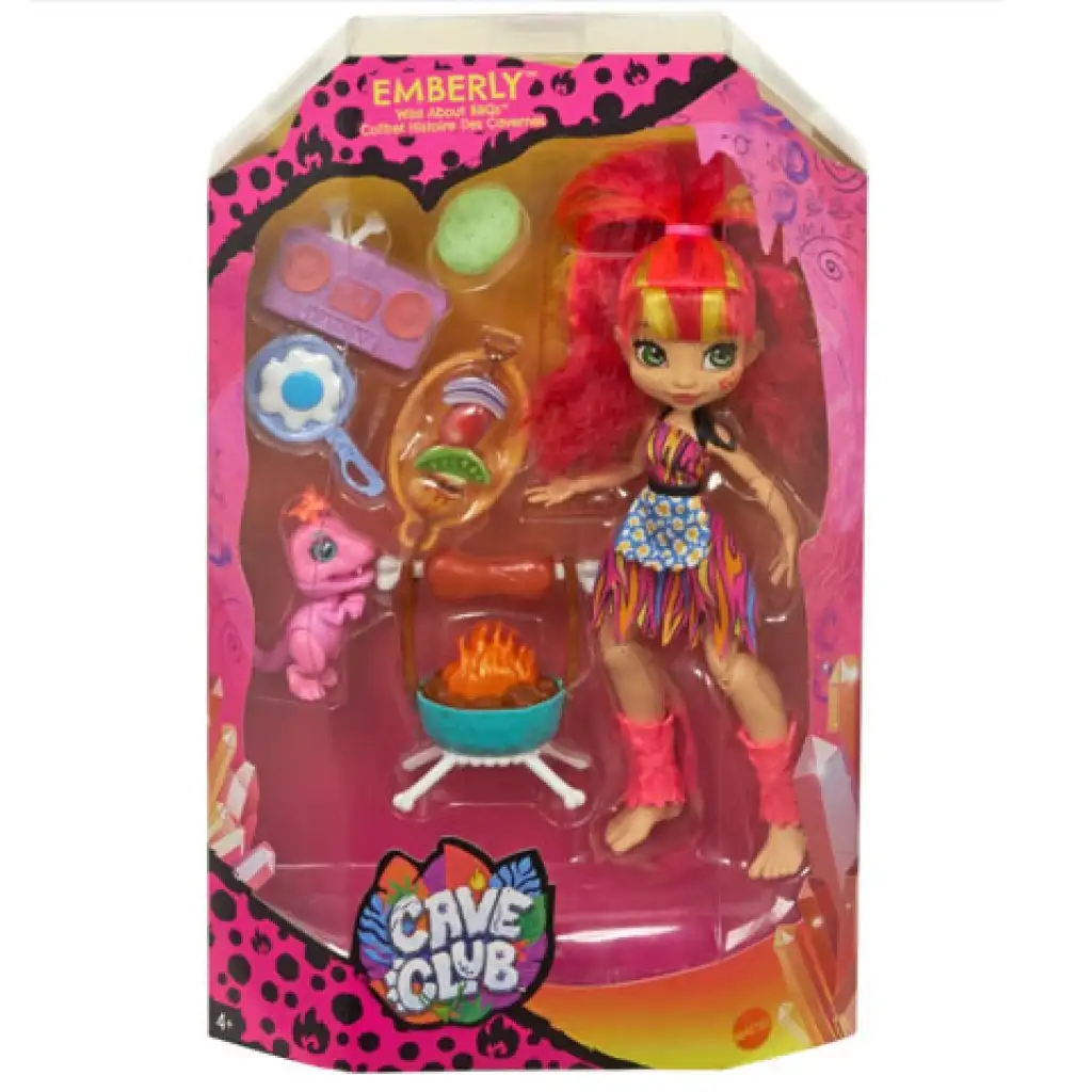 Cave Club: Emberly játékszett kiegészítőkkel - Mattel kép 1