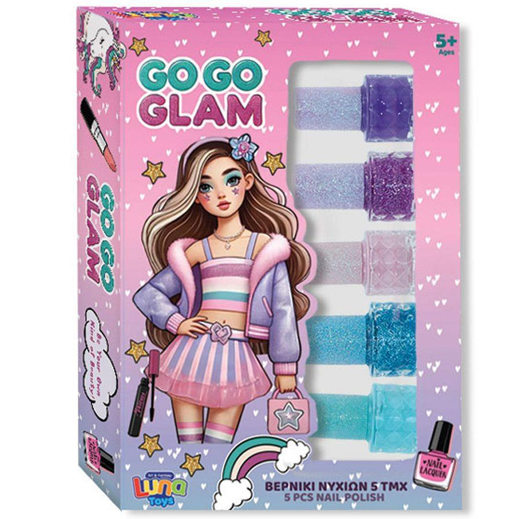 Luna: GO-GO-Glam 5db-os körömlakk szett kép 1