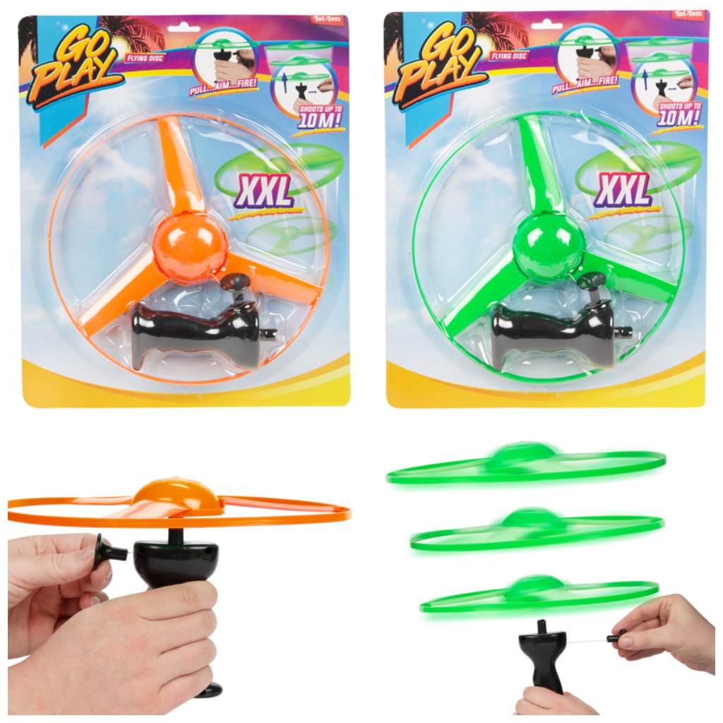 Go Play Helikopter propeller kilövő játékszett több színváltozatban 1db kép 2