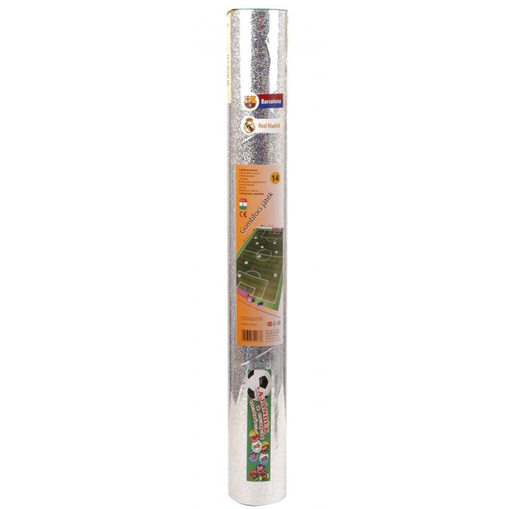 Gombfoci pálya szett 90×55 cm tárolóval és csapatokkal kép 1