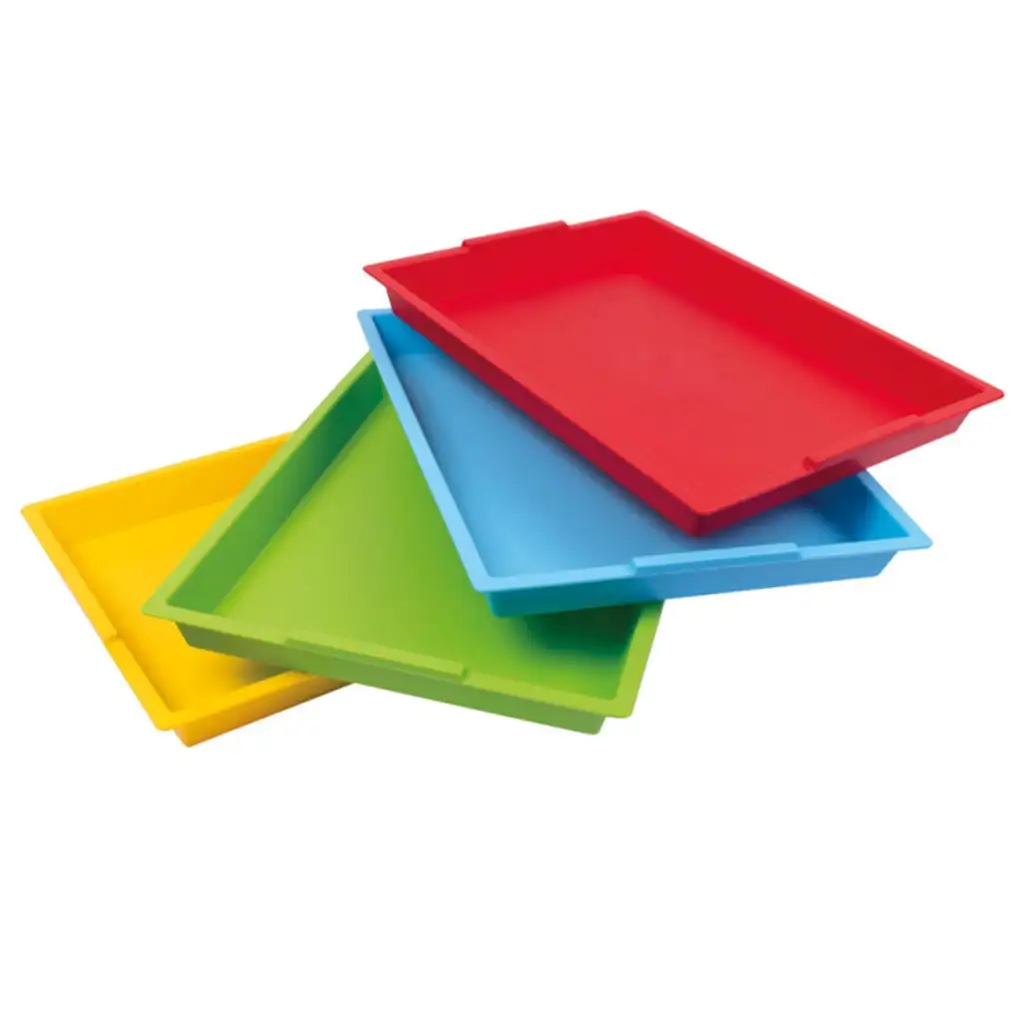 PlayBox: Műanyag színes tálca 41x31cm 1db kép 1