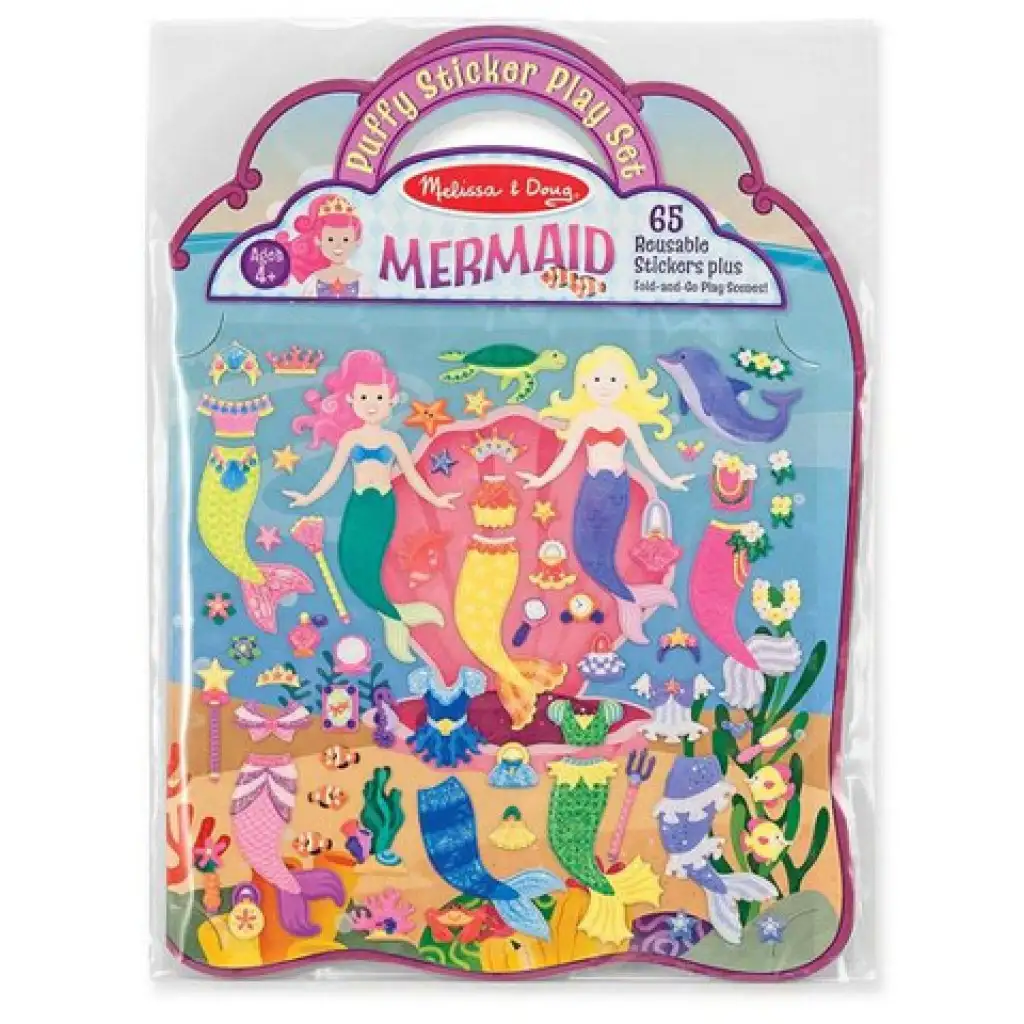 Hableány pufi matrica készlet - Melissa & Doug kép 1