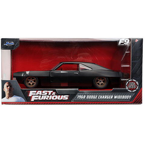 Halálos iramban: 1968 Dodge Charger Widebody autómodell 1/24 - Simba Toys kép 1