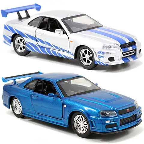 Halálos iramban: Twin Pack 2db-os autómodell csomag 1/32 - Simba Toys kép 3