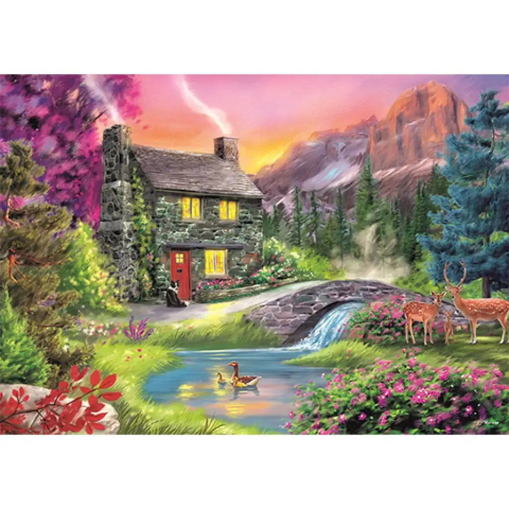 Harmónia a hegyekben 500 db-os puzzle - Trefl kép 2