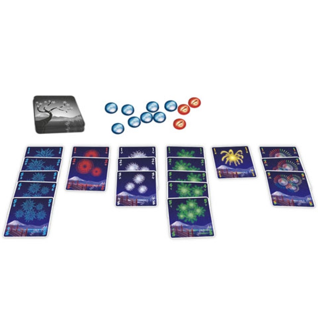 Hanabi társasjáték fémdobozos kép 2