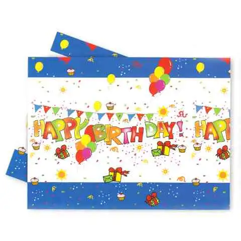 Happy Birthday műanyag terítő 120x180cm kép 1