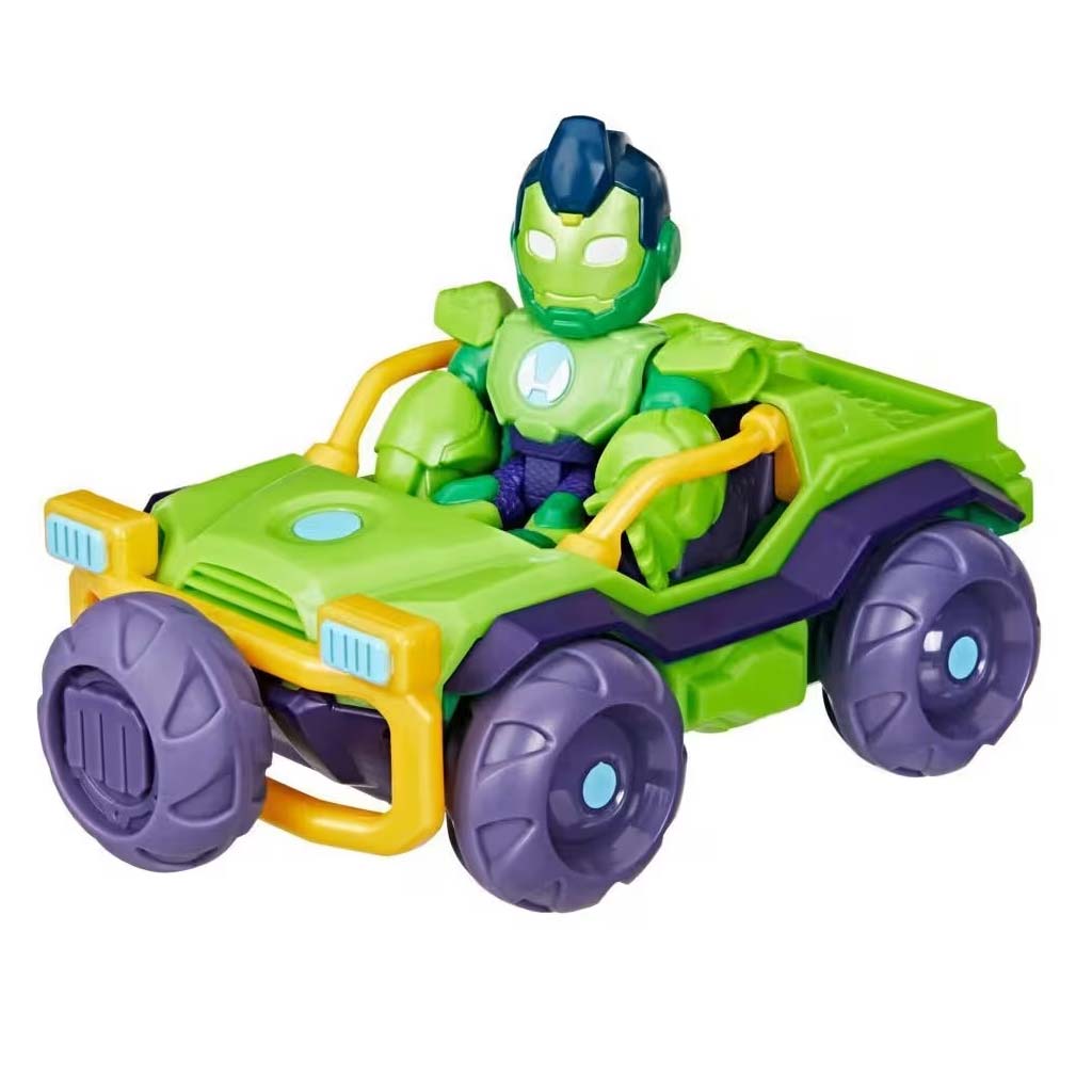 Marvel Vasember és Szuper Barátai – Jármű és Figura szett: Iron Hulk - Hasbro kép 2