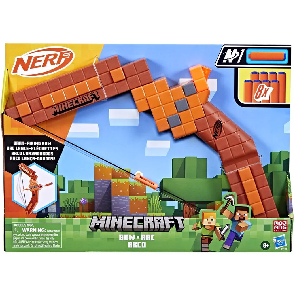 Nerf: Minecraft szivacslövő íj - Hasbro kép 1