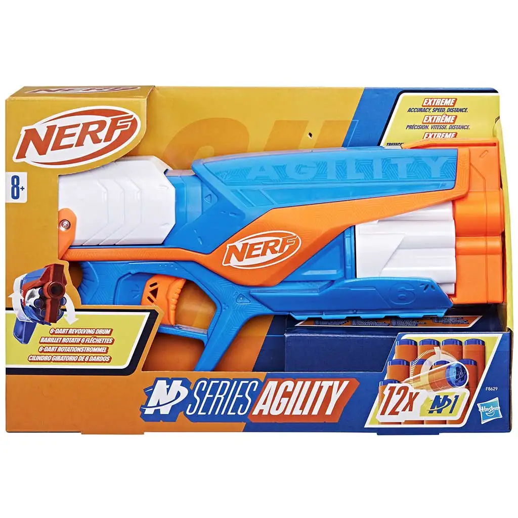 Nerf: N-Series: Agility szivacslövő 12db tölténnyel - Hasbro kép 1
