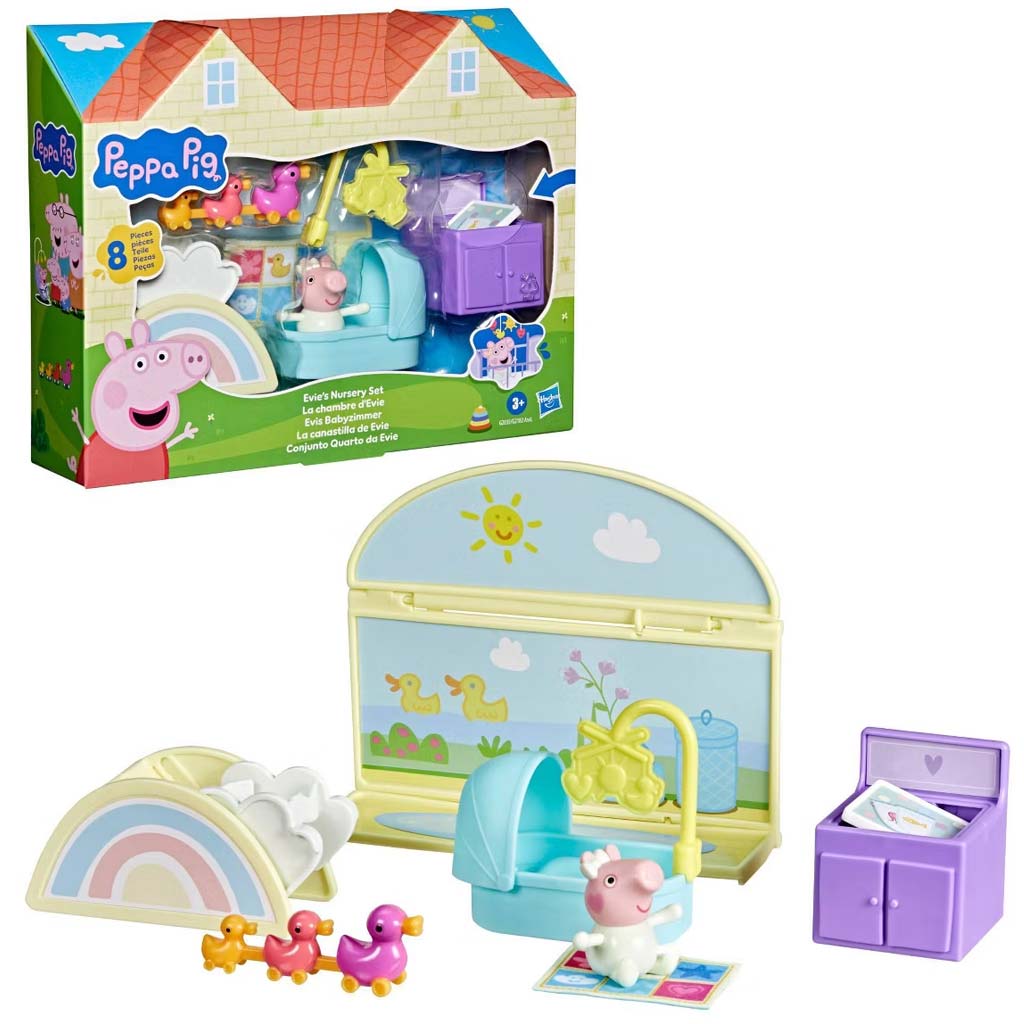 Peppa malac Evie babaszoba játékszett – Hasbro kép 1