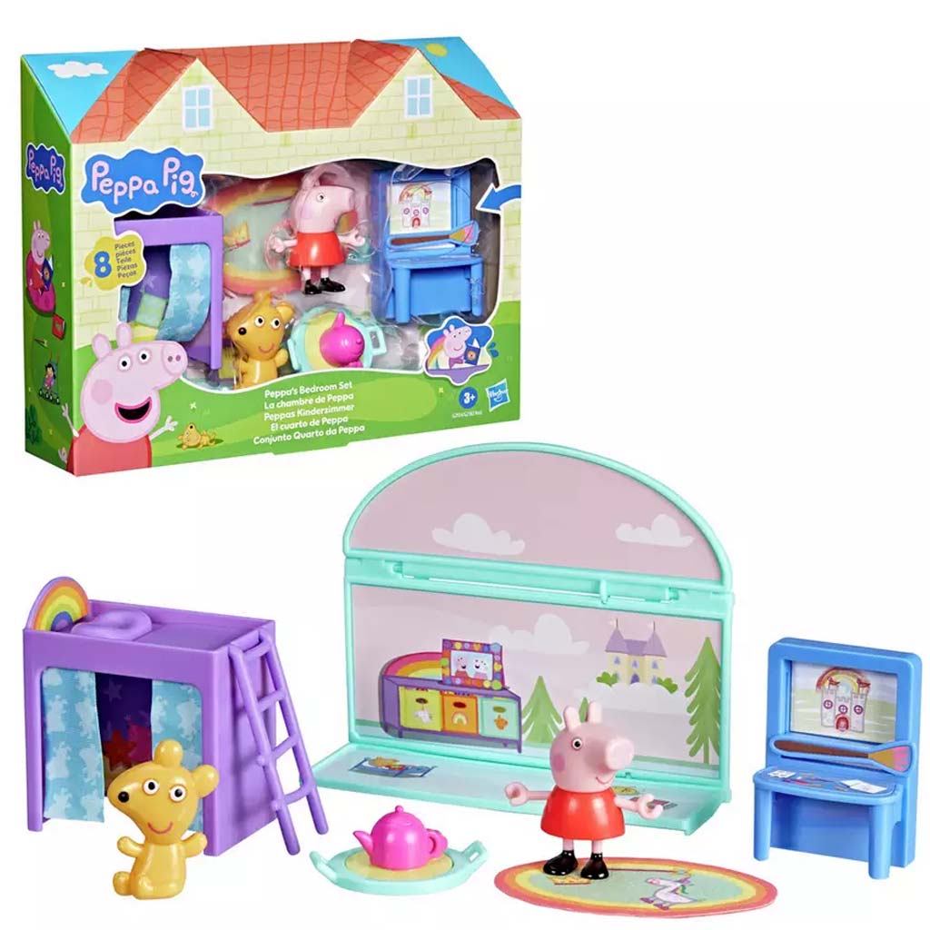 Peppa malac Peppa hálószoba játékszett – Hasbro kép 1