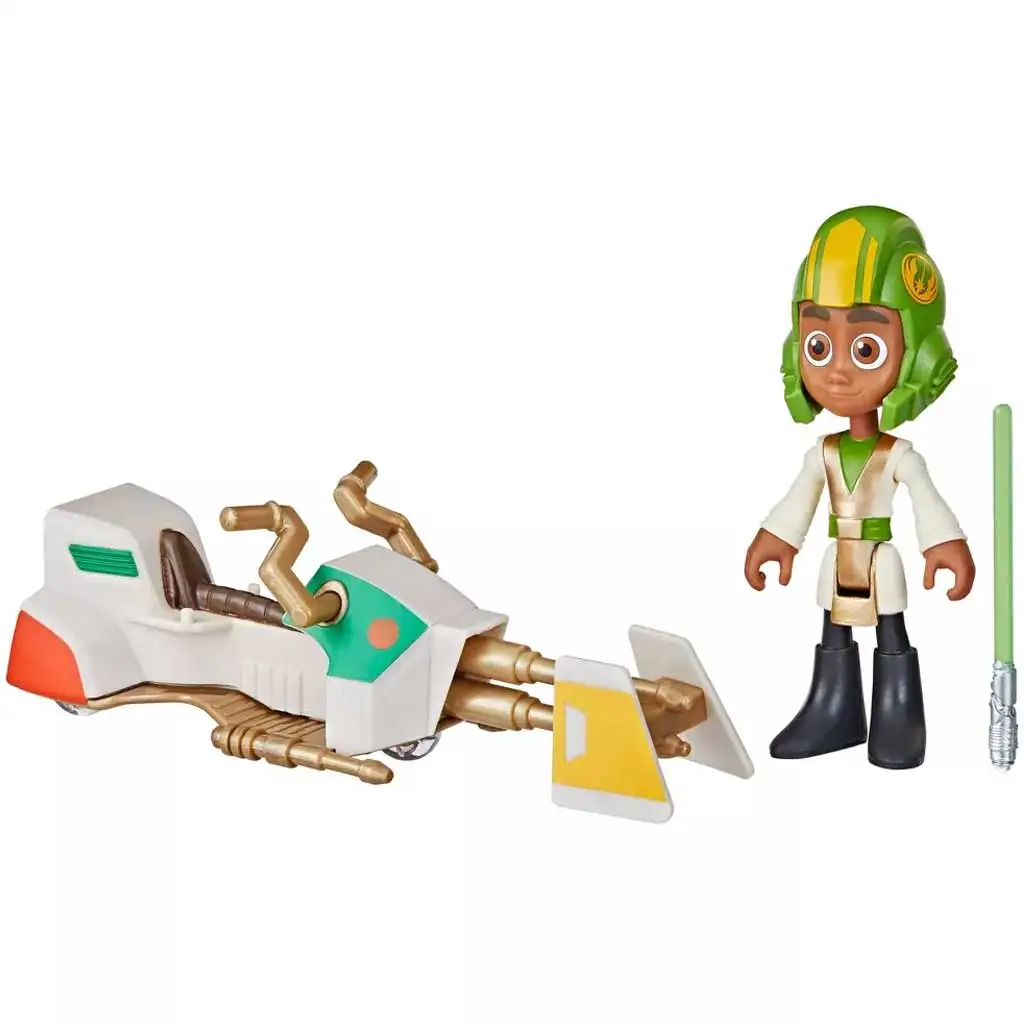 Star Wars: Fiatal Jedik kalandjai - Kai Brightstar figuraszett fogattal 7,5cm - Hasbro kép 3