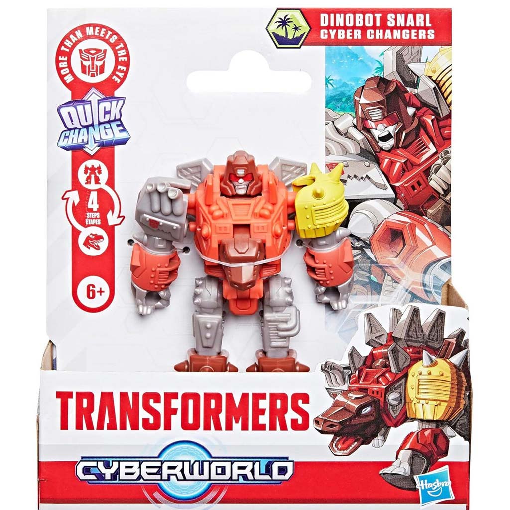 Transformers Cyberworld: Dinobot Snarl – Cyber Changers figura - Hasbro kép 1