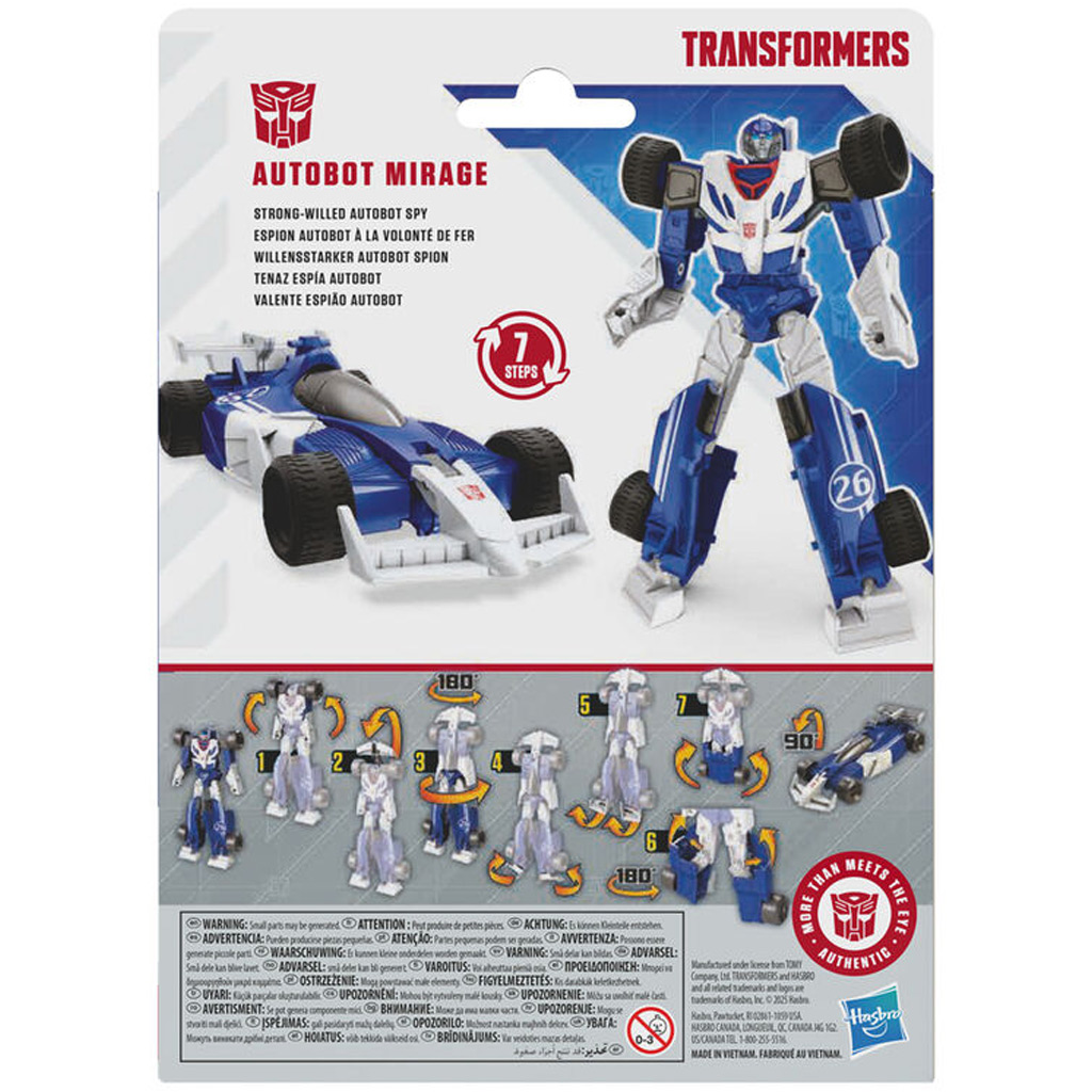 Transformers: Authentics Alpha – Autobot Mirage átalakítható robotfigura - Hasbro kép 4