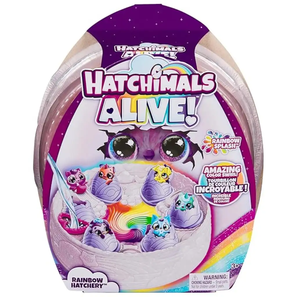 Hatchimals Alive!: Szivárvány játékszett - Spin Master kép 1