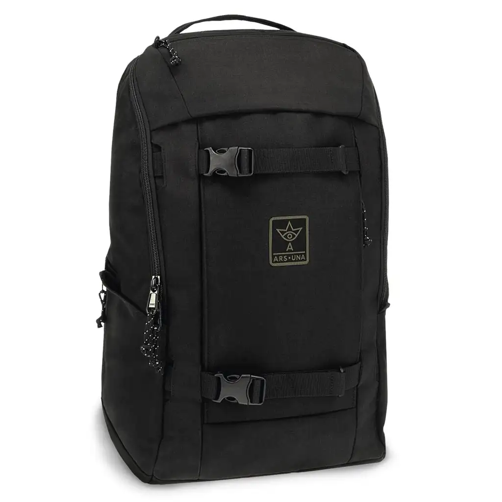Ars Una: Cordura Black AU-15 iskolatáska, hátizsák 28x48x19cm kép 1