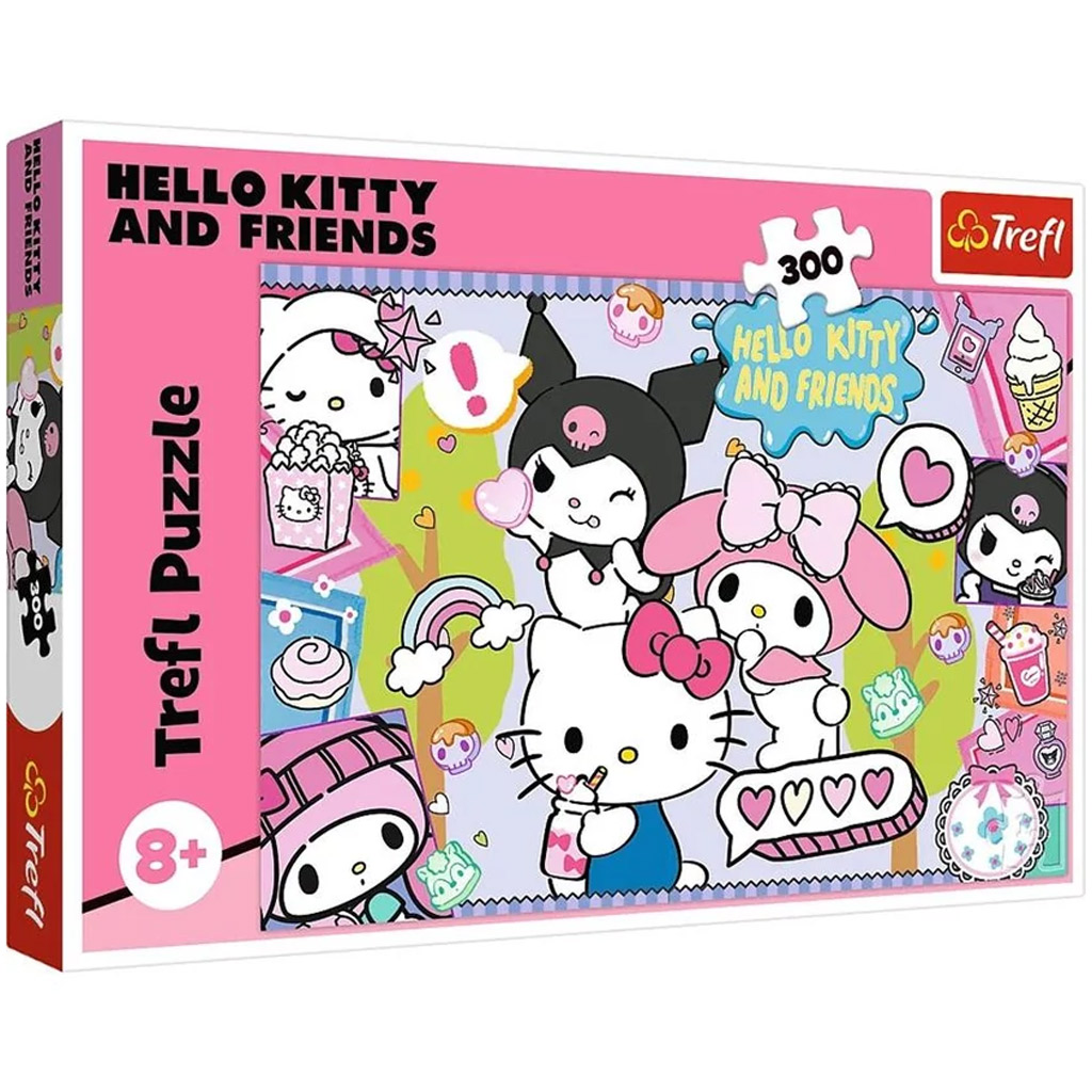 Hello Kitty és barátai 300db-os puzzle - Trefl kép 1
