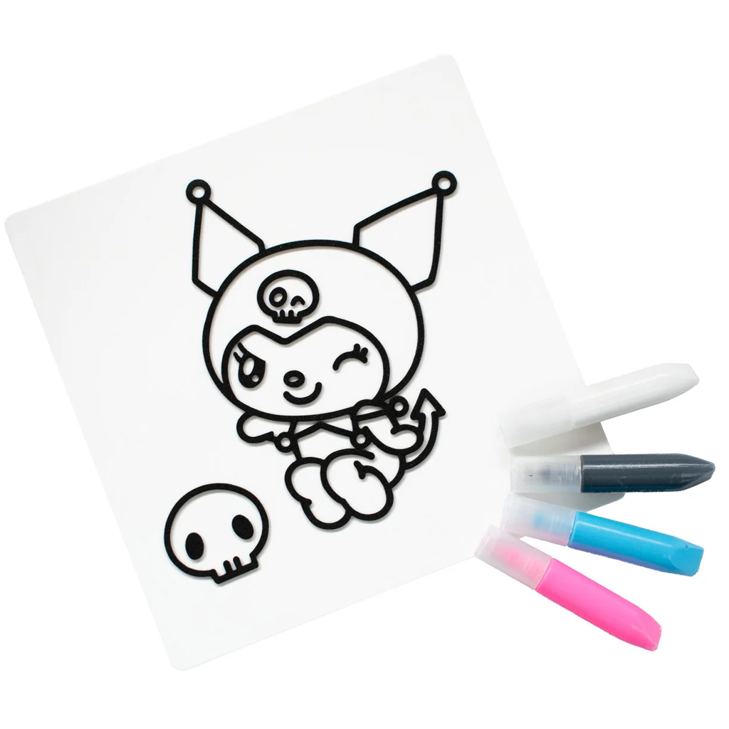 Sticker Art: Hello Kitty színezhető matrica szett többféle 1db - Comansi kép 5