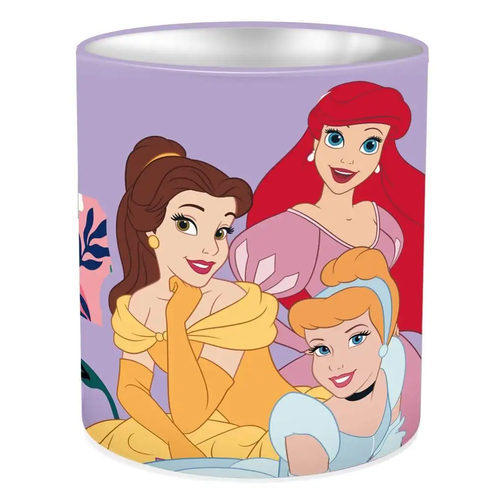 Disney Hercegnők henger alakú fém asztali írószertartó 10x11cm kép 1