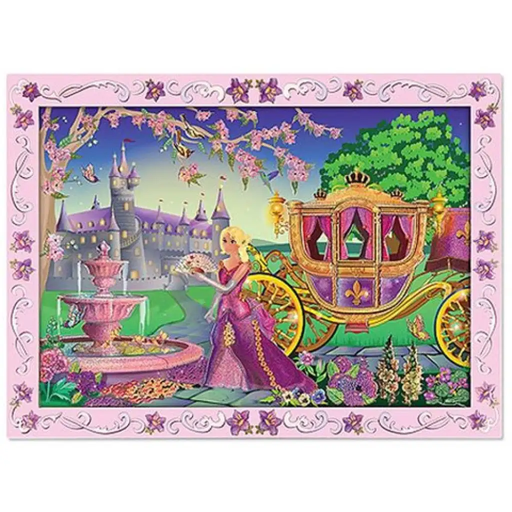 Hercegnő matricás képkészítő - Melissa & Doug kép 2