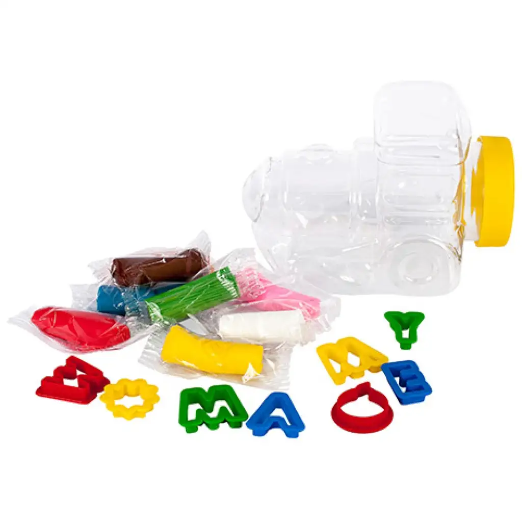 Play-Dough: Heroes vonatos gyurma szett 8x15g kép 2