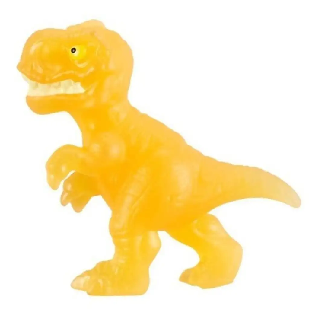 Heroes of Goo Jit Zu Minis: Jurassic World borostyán színű T-Rex mini dinoszaurusz figura kép 1