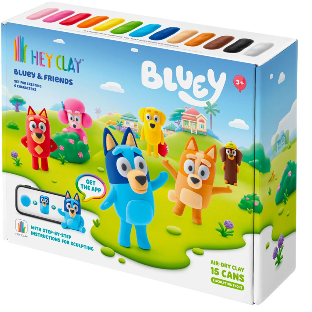 Hey Clay: Nagy gyurma szett - Bluey kép 1
