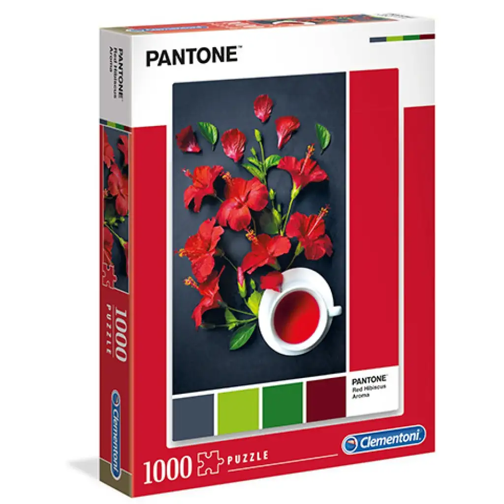 Pantone Hibiszkusz tea puzzle 1000db-os - Clementoni kép 1