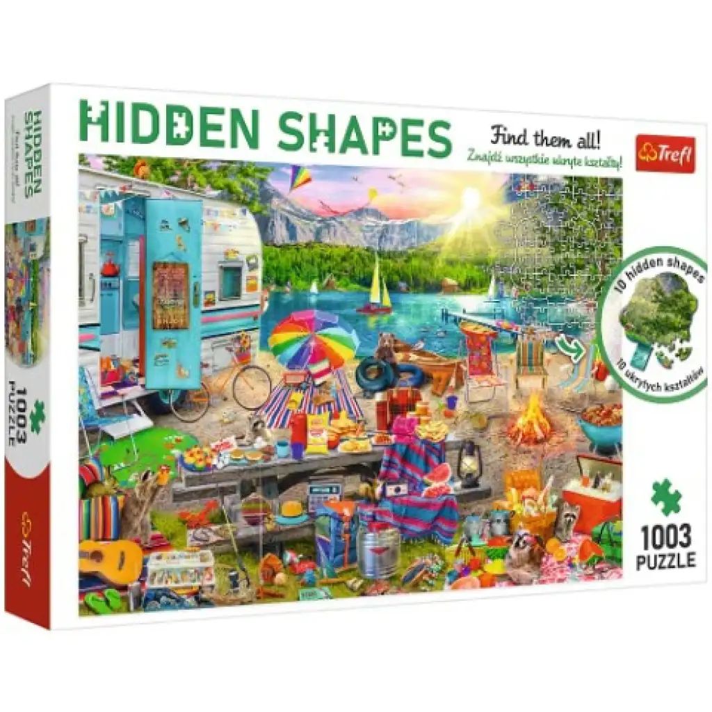 Hidden Shapes: Lakókocsis utazás 1000db-os puzzle - Trefl kép 1