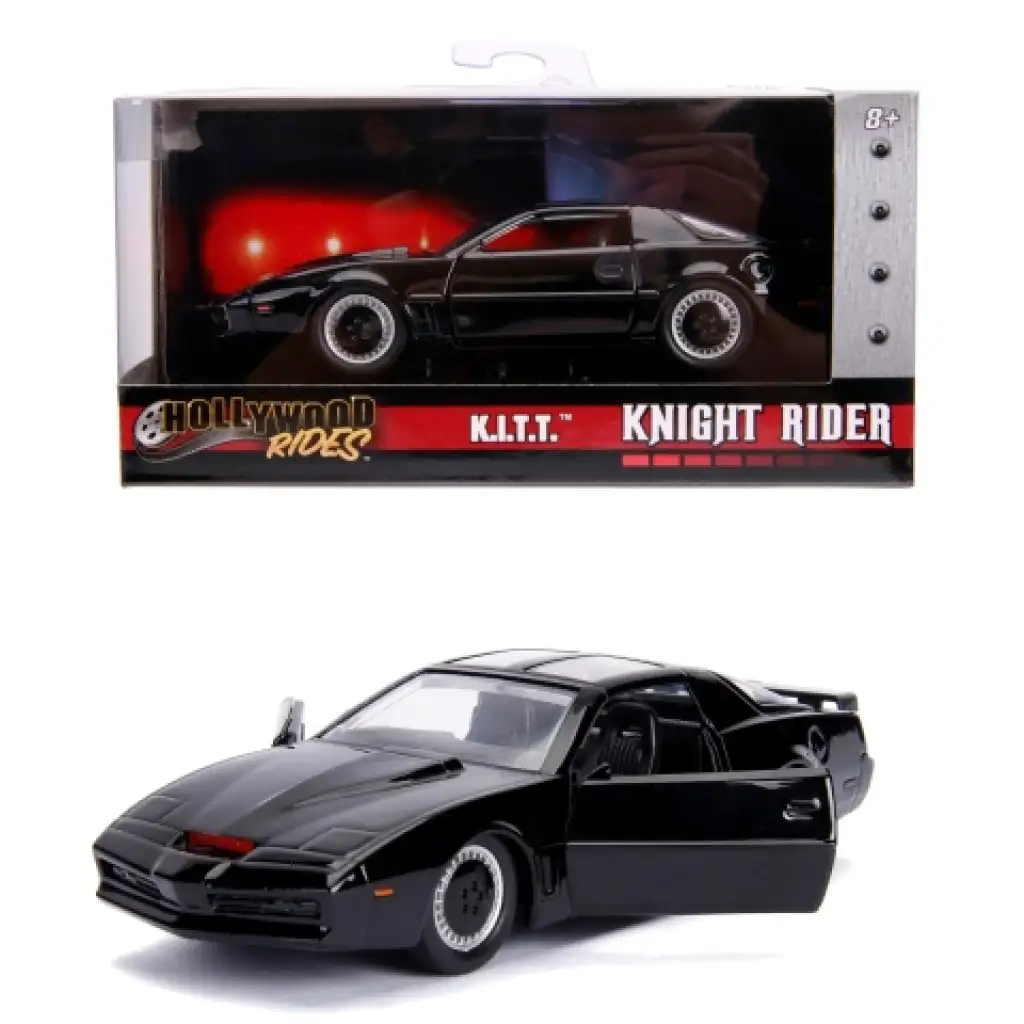 Hollywood Rides - Knight Rider: K.I.T.T. Knight 2000 fém autómodell 1/32 - Simba Toys kép 1