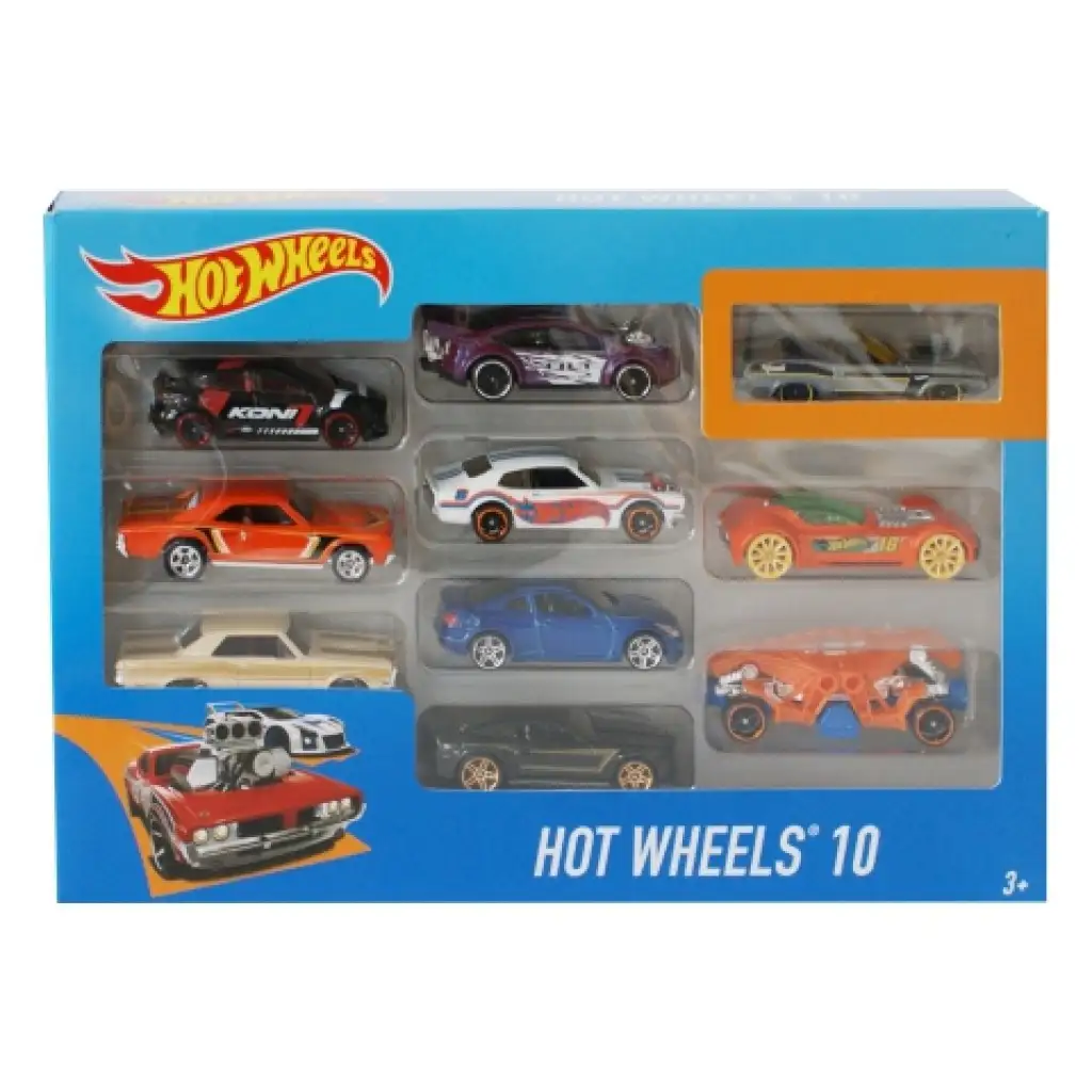 Hot Wheels kisautó szett 10db-os - Mattel kép 1