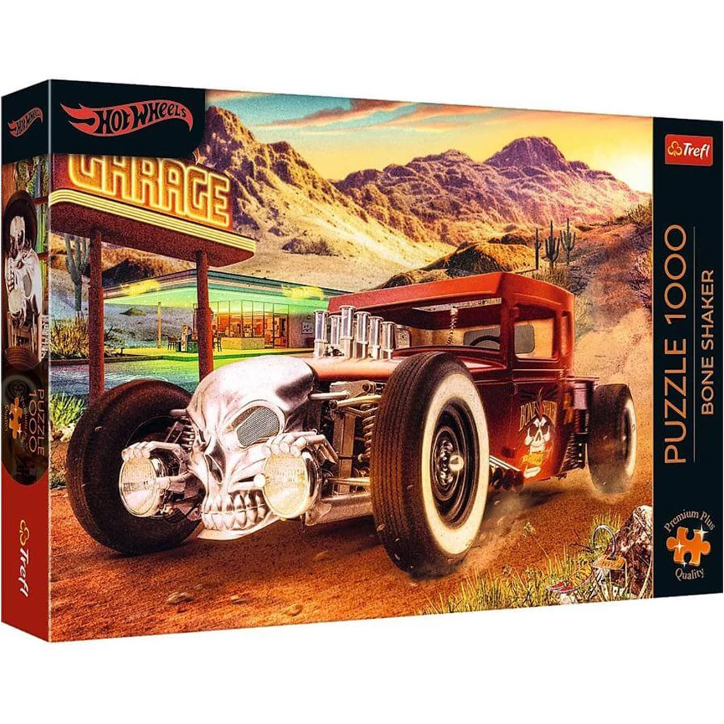 Hot Wheels: Bone Shaker 1000db-os Premium Plus puzzle - Trefl kép 1