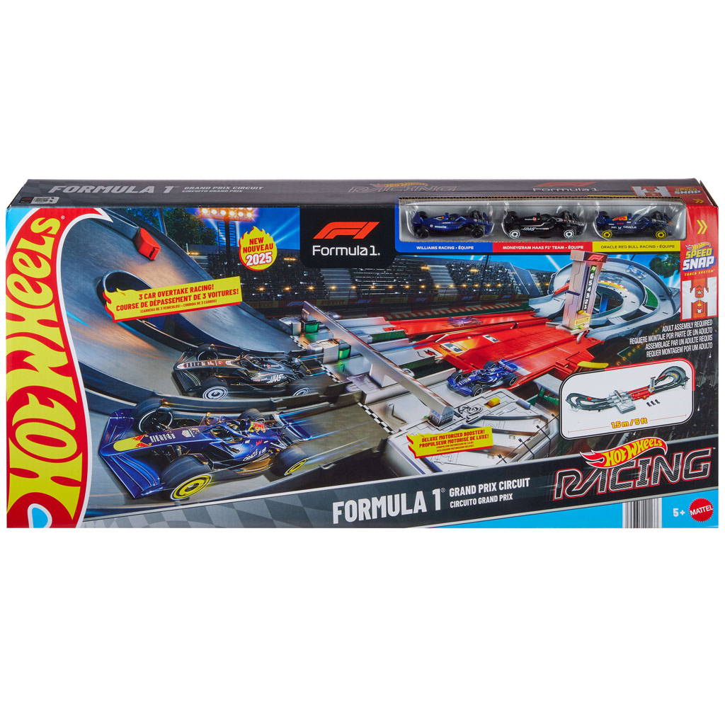 Hot Wheels Racing: Formula 1 Grand Prix Circuit pályaszett - Mattel kép 1