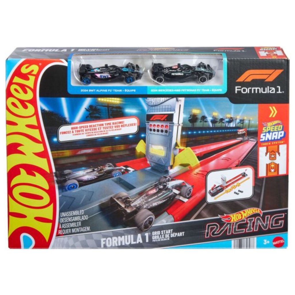 Hot Wheels: Formula 1 célegyenes pályaszett - Mattel kép 1
