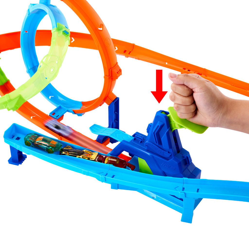 Hot Wheels: Kaszkadőr duplahurok pályaszett - Mattel kép 4