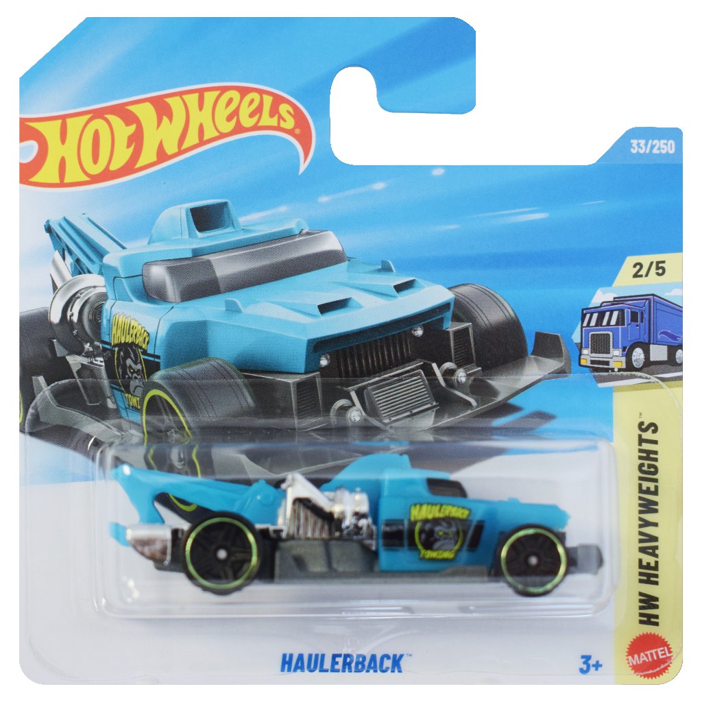 Hot Wheels: Haulerback kék kisautó 1/64 - Mattel kép 1