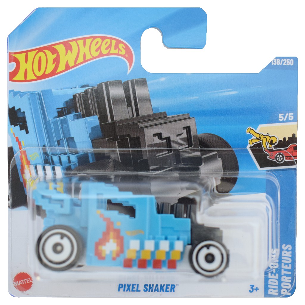 Hot Wheels: Pixel Shaker kék kisautó 1/64 - Mattel kép 1