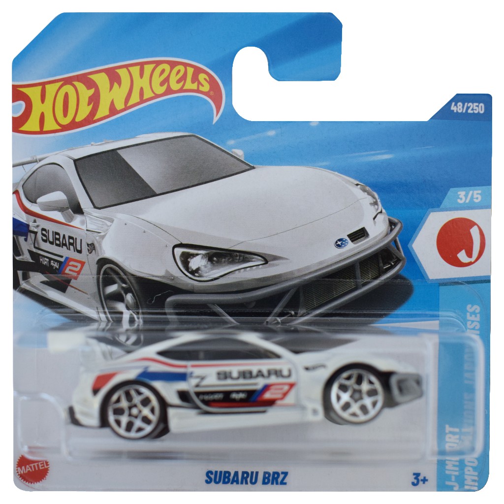 Hot Wheels: Subaru BRZ fehér kisautó 1/64 - Mattel kép 1